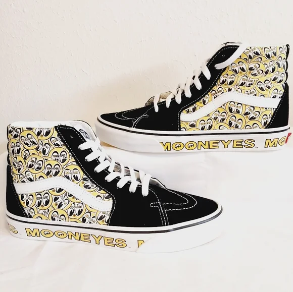 Vans Sk8 Hi Mooneyes White Yellow
